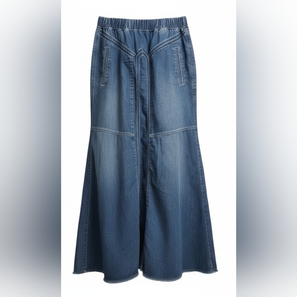 Amazon Women’s Maxi Denim Skirt in Blue